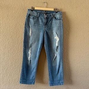 Jennifer Lopez Light Blue Straight Leg Jeans